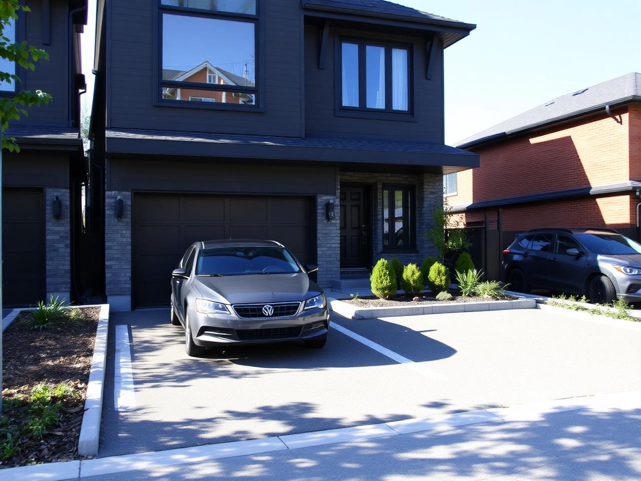 Downtown driveway near King St.